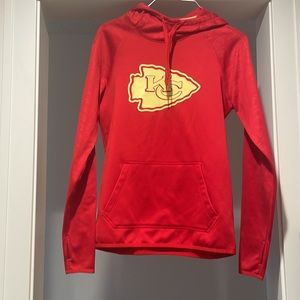 Like new KC Chiefs women’s hoodie ❤️💛 Nike DriFit